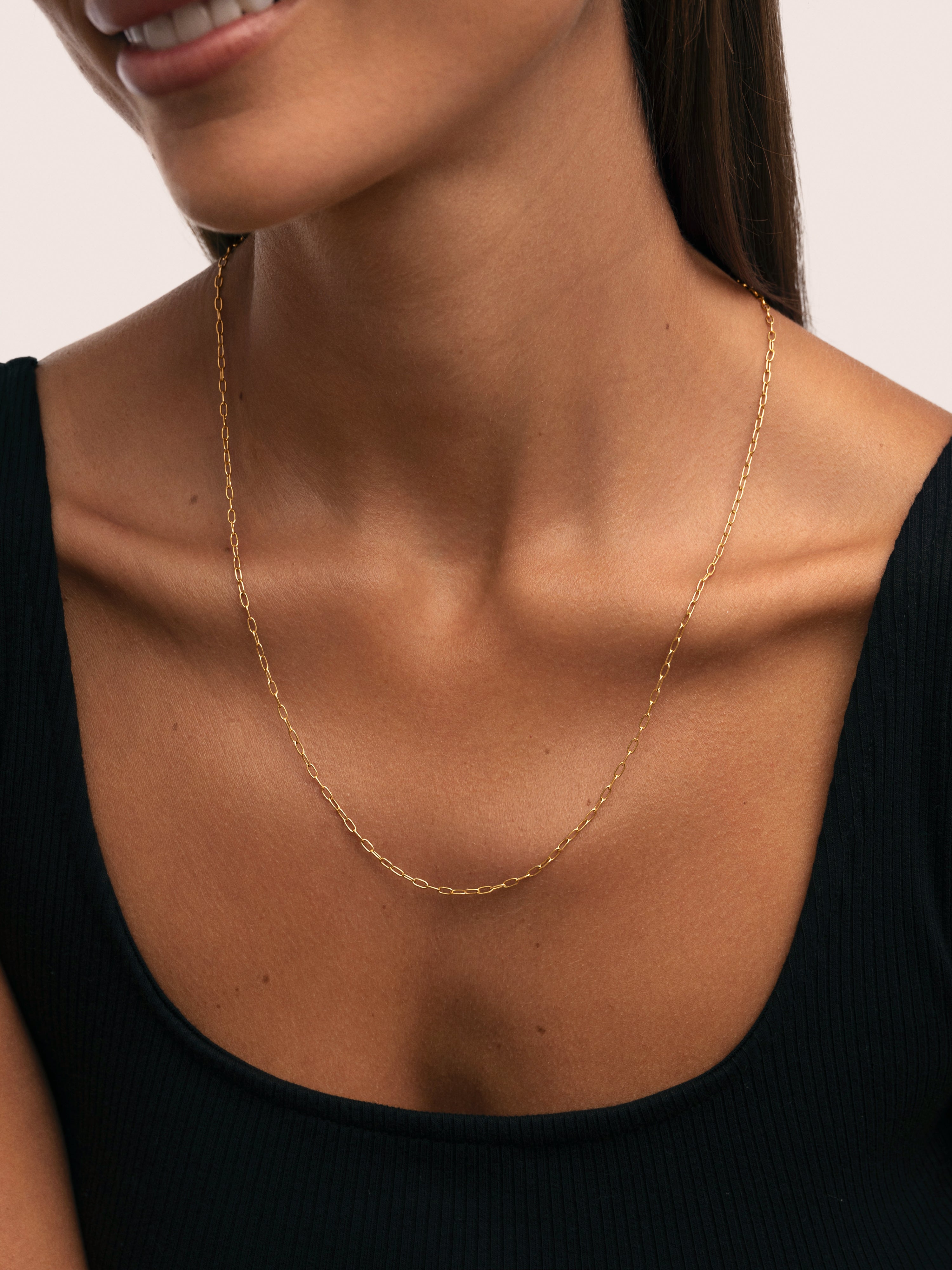 Fine Chic Stainless Steel Gold Necklace