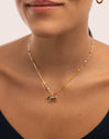 Collar Fine Enamel Colors Baño Oro