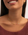 Collar Fine Enamel Colors Baño Oro