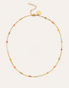 Collar Fine Enamel Colors Baño Oro