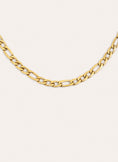 Figaro Stainless Steel Gold Necklace