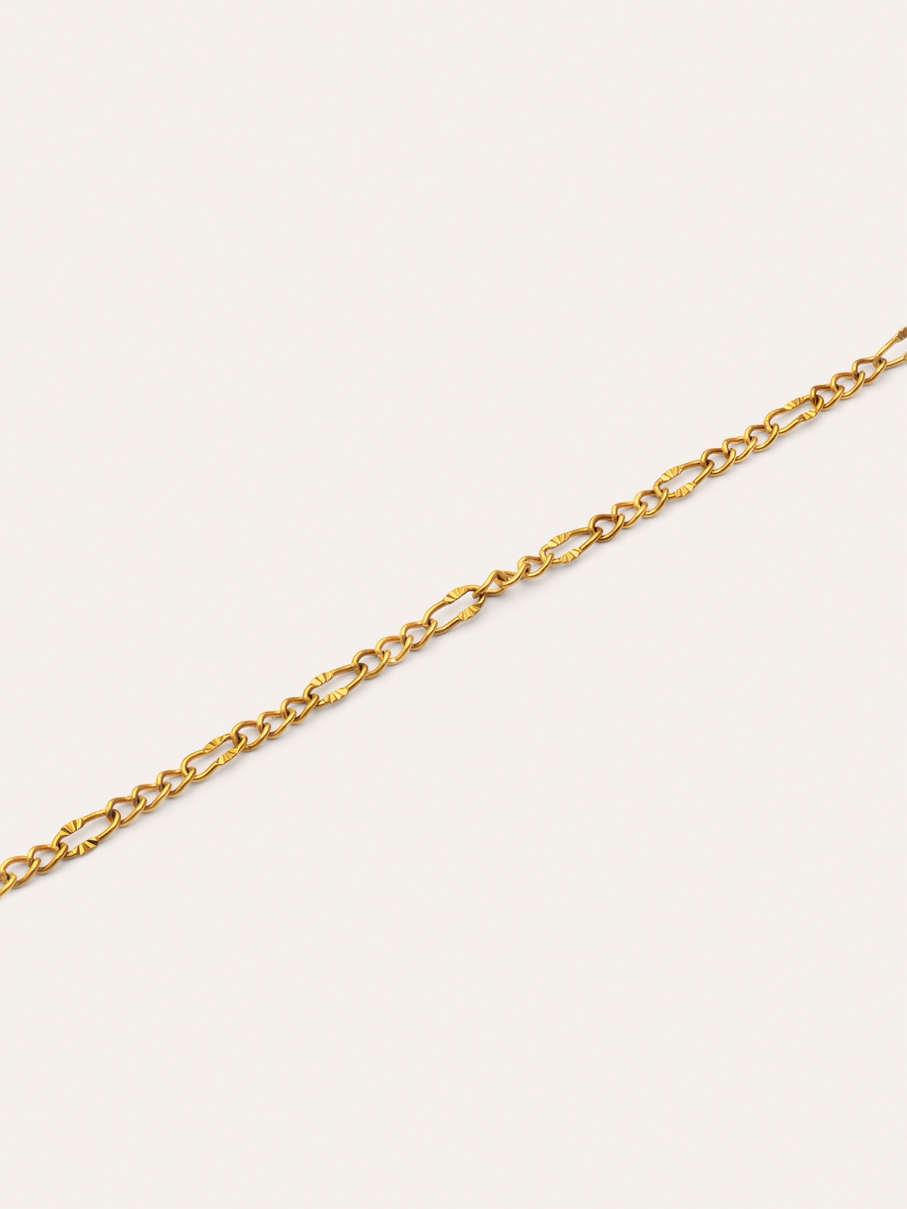 Fiore Steel Necklace with Gold Plating