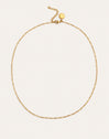 Fiore Steel Necklace with Gold Plating
