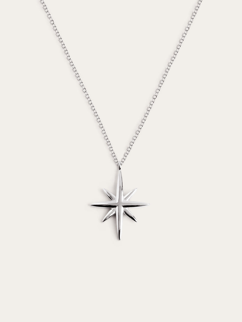 Guidance Silver Necklace