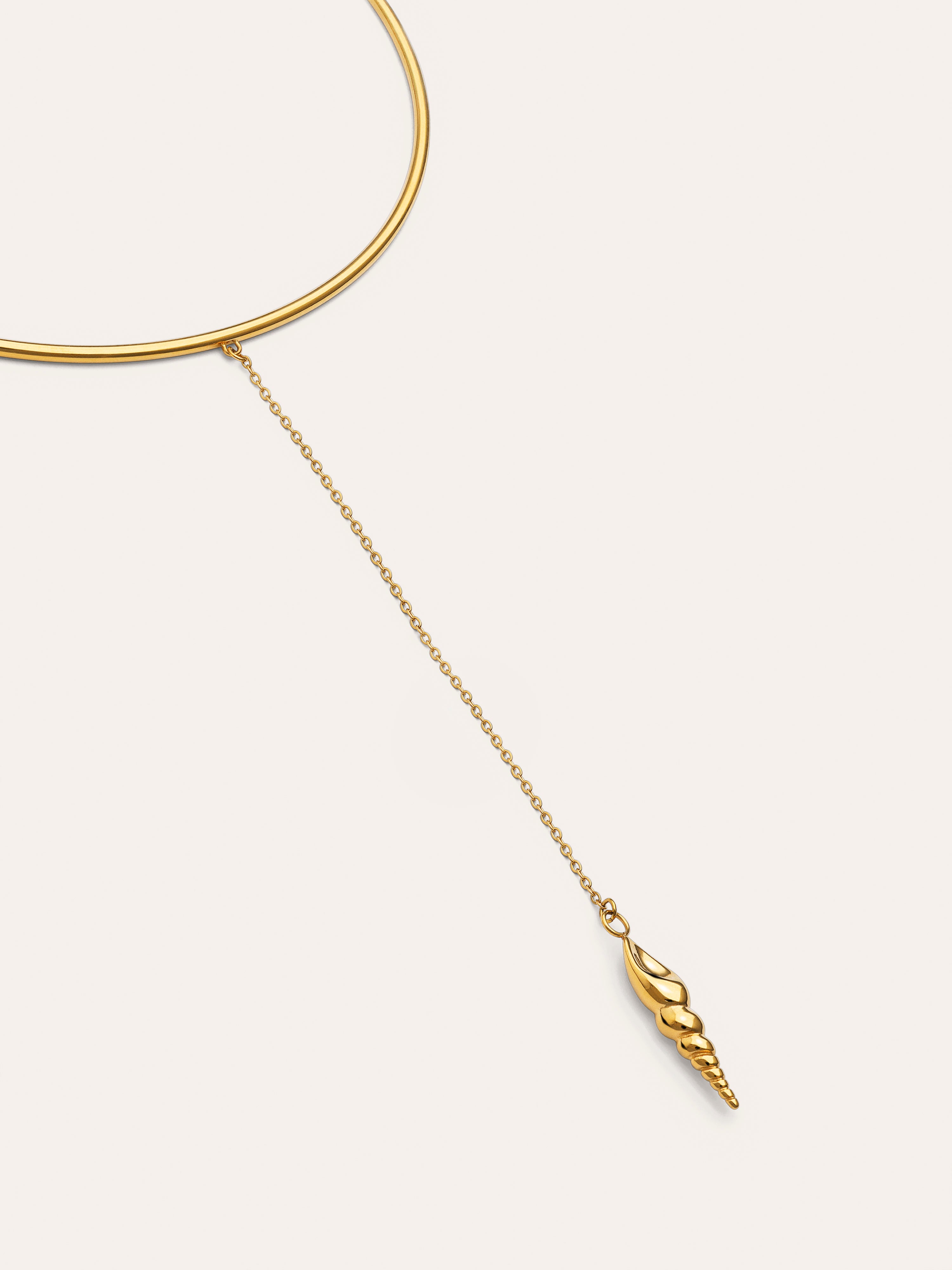 Choker Ítaca Acciaio Placcato Oro