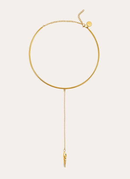 Choker Ítaca Acciaio Placcato Oro