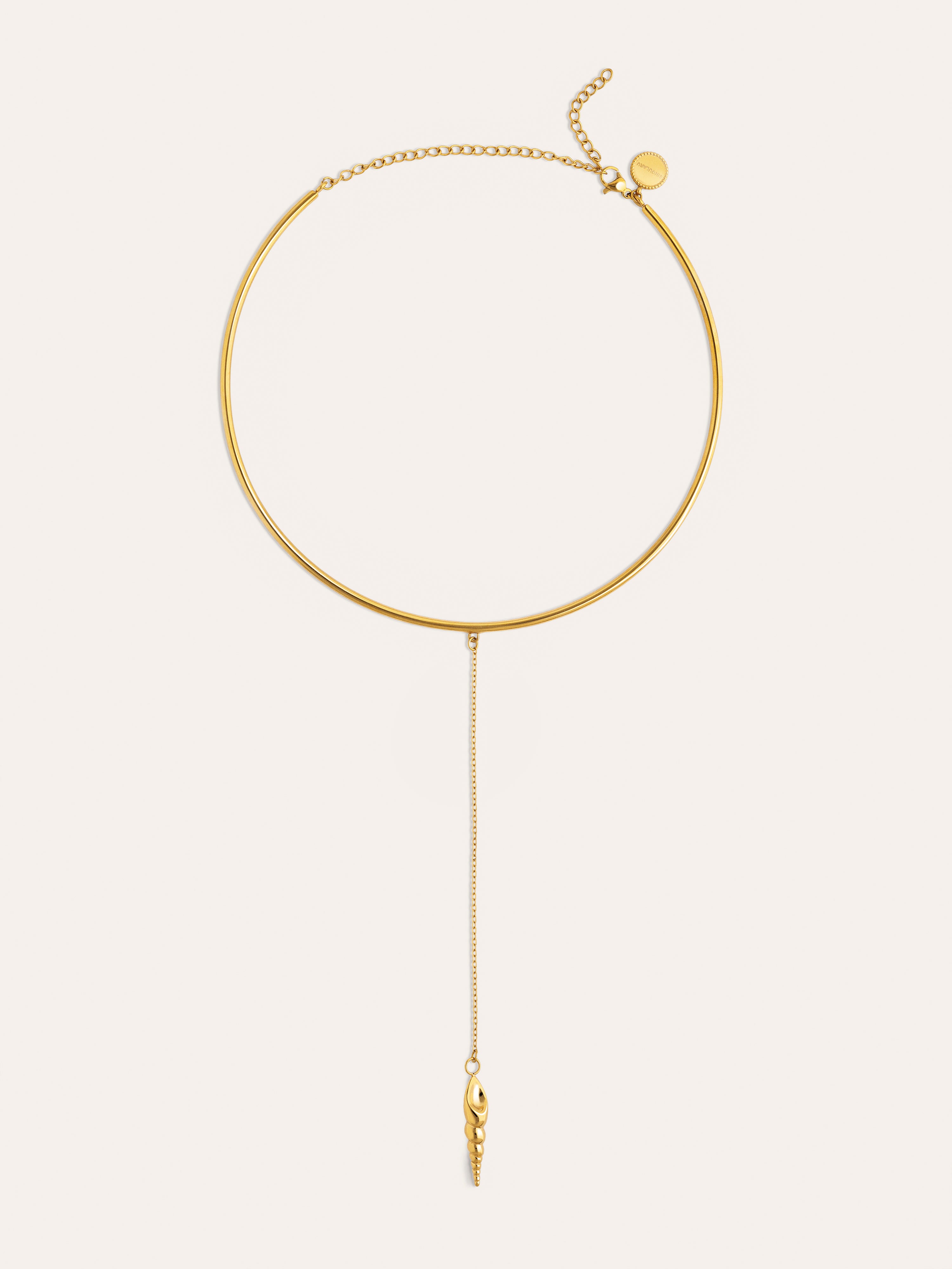Choker Ítaca Acciaio Placcato Oro