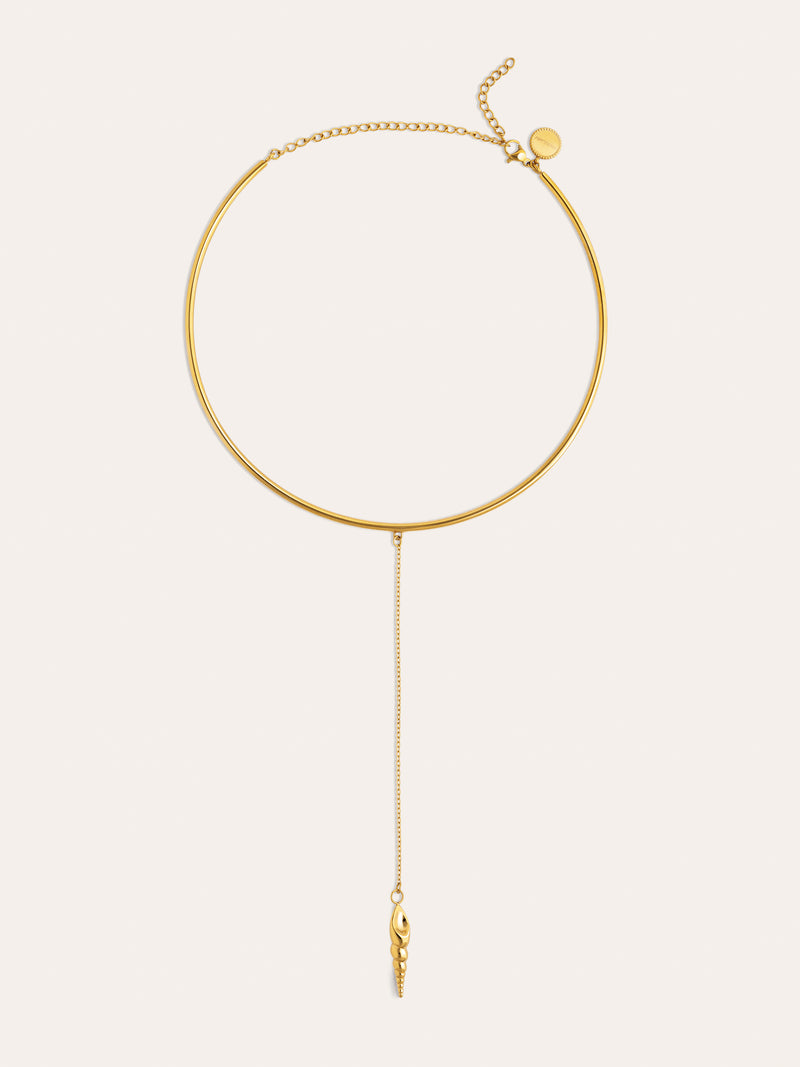 Choker Ítaca Acciaio Placcato Oro