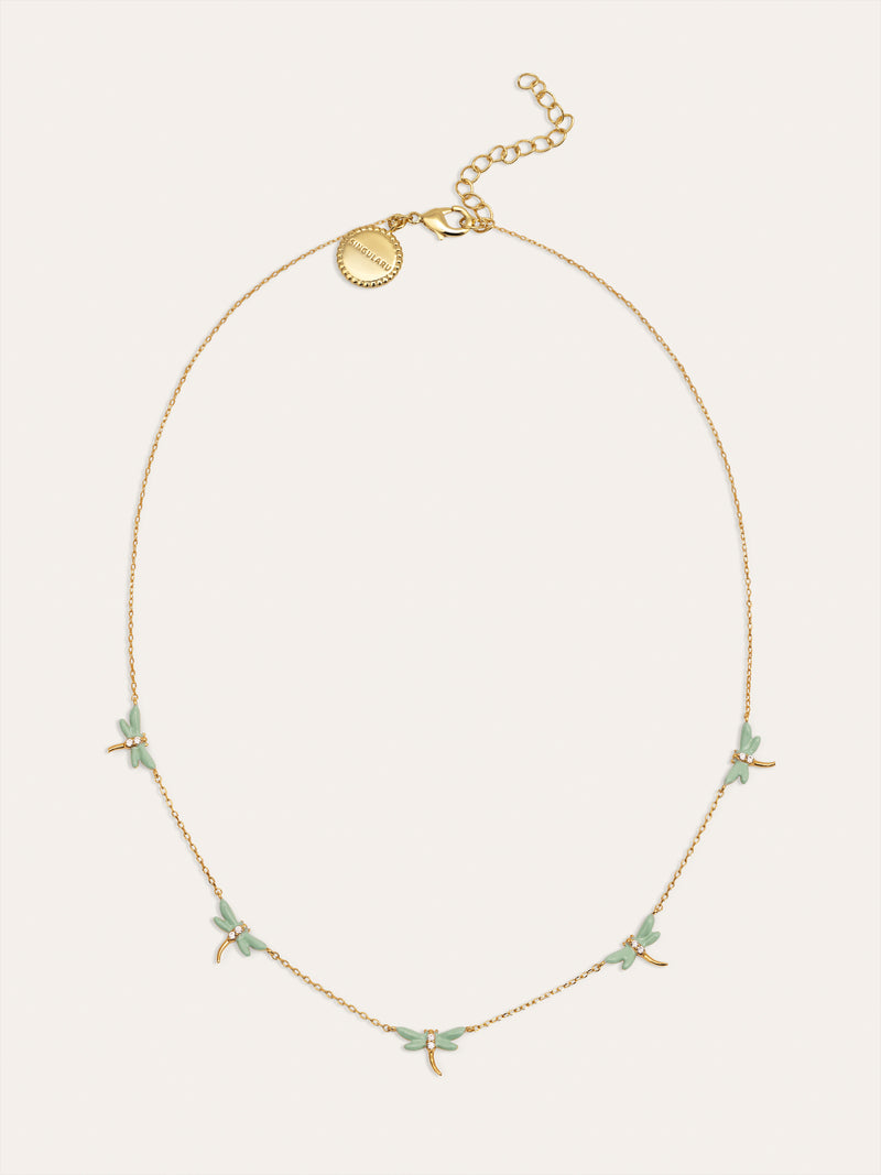 Dragonfly Gold Necklace 