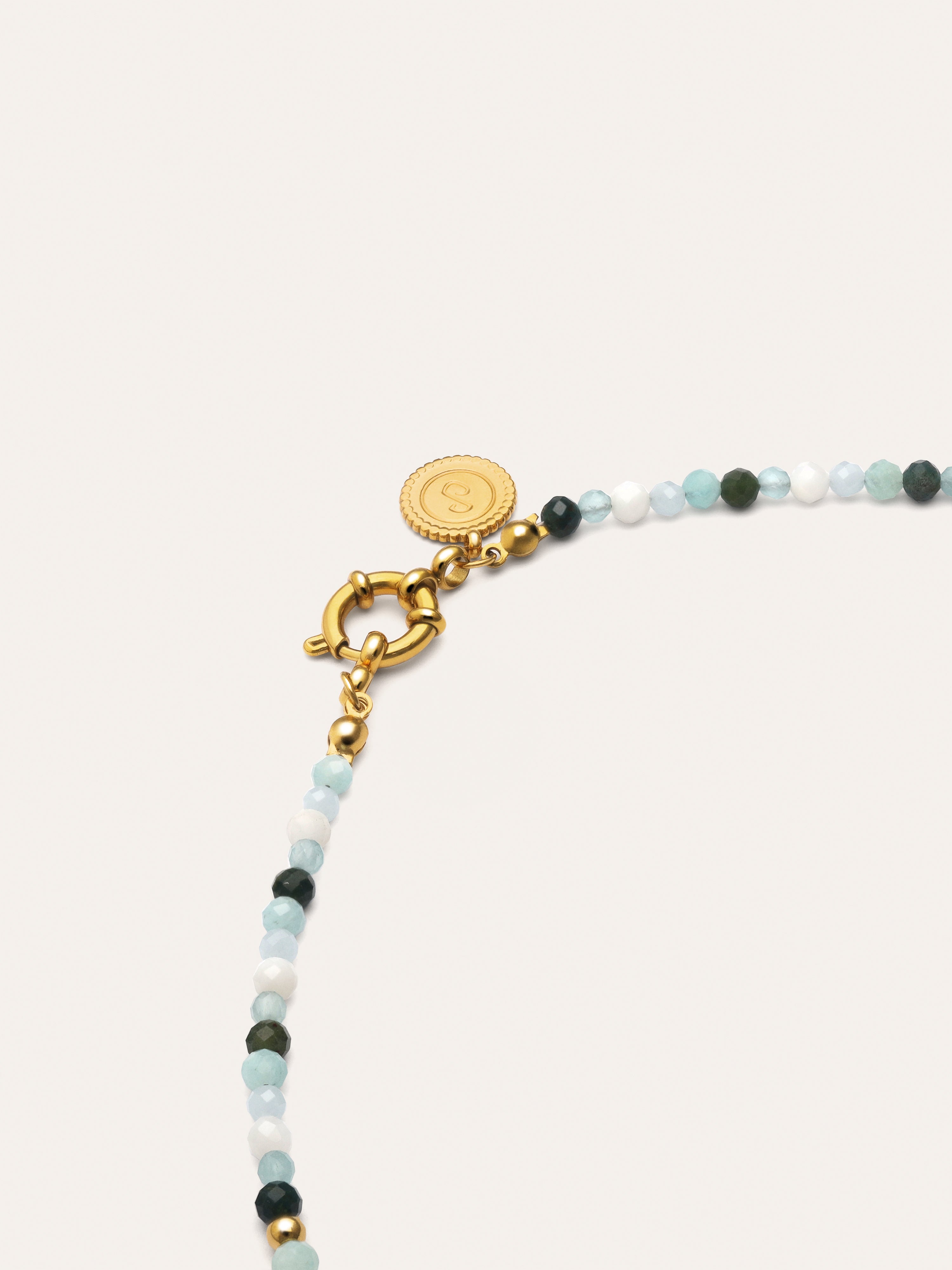 Long Altea Ice Stainless Steel Gold Necklace