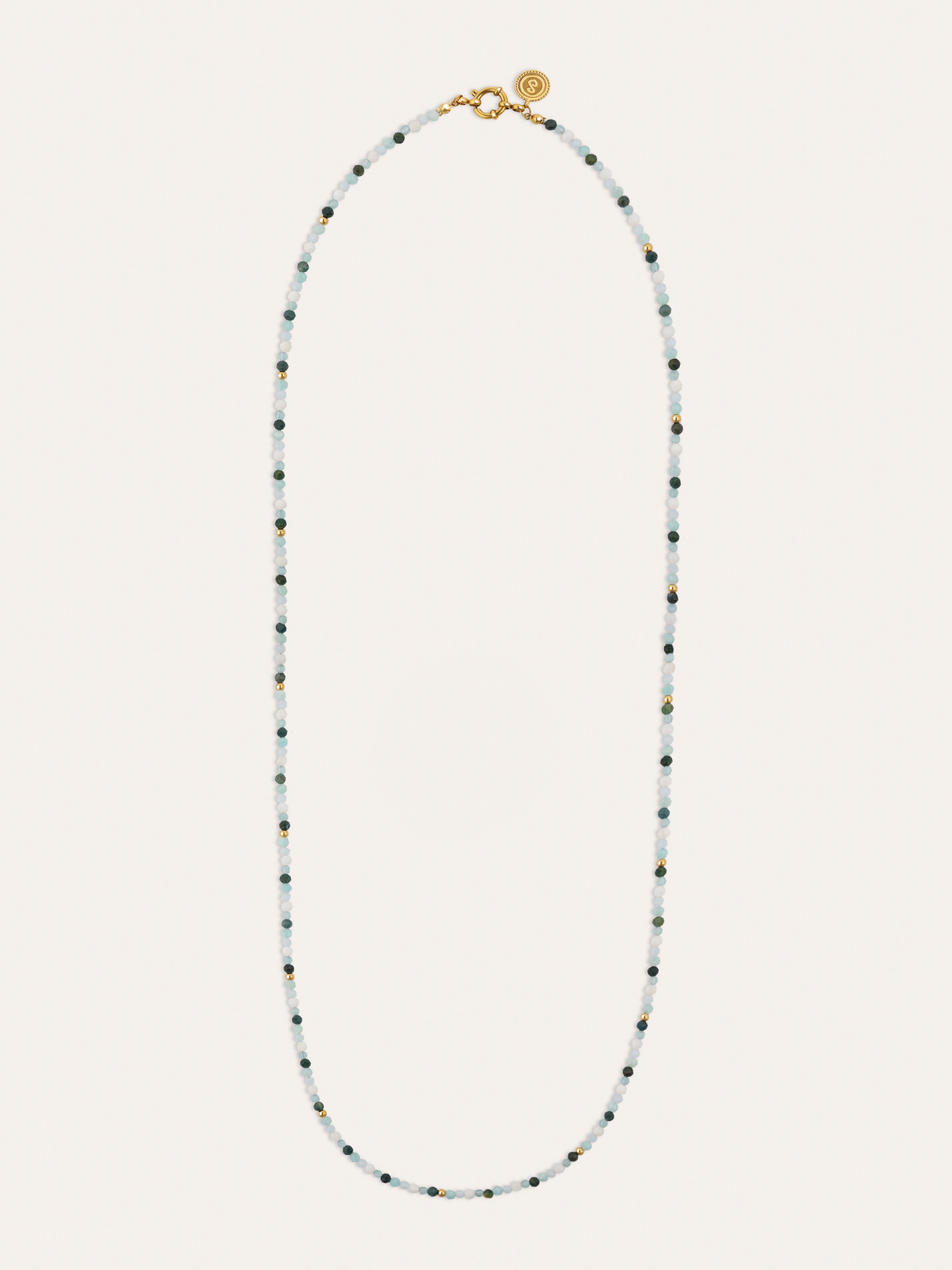 Long Altea Ice Stainless Steel Gold Necklace