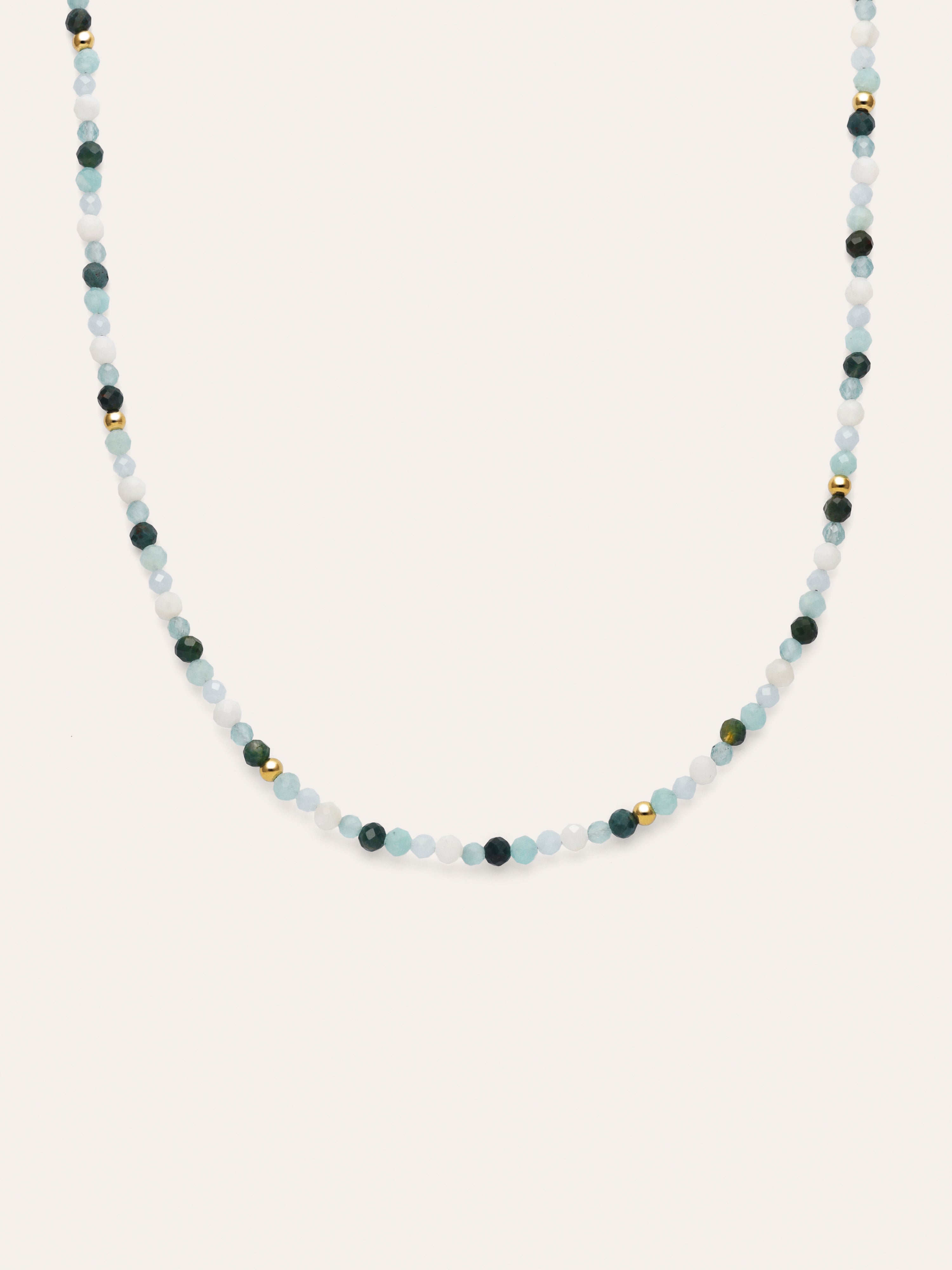 Long Altea Ice Stainless Steel Gold Necklace