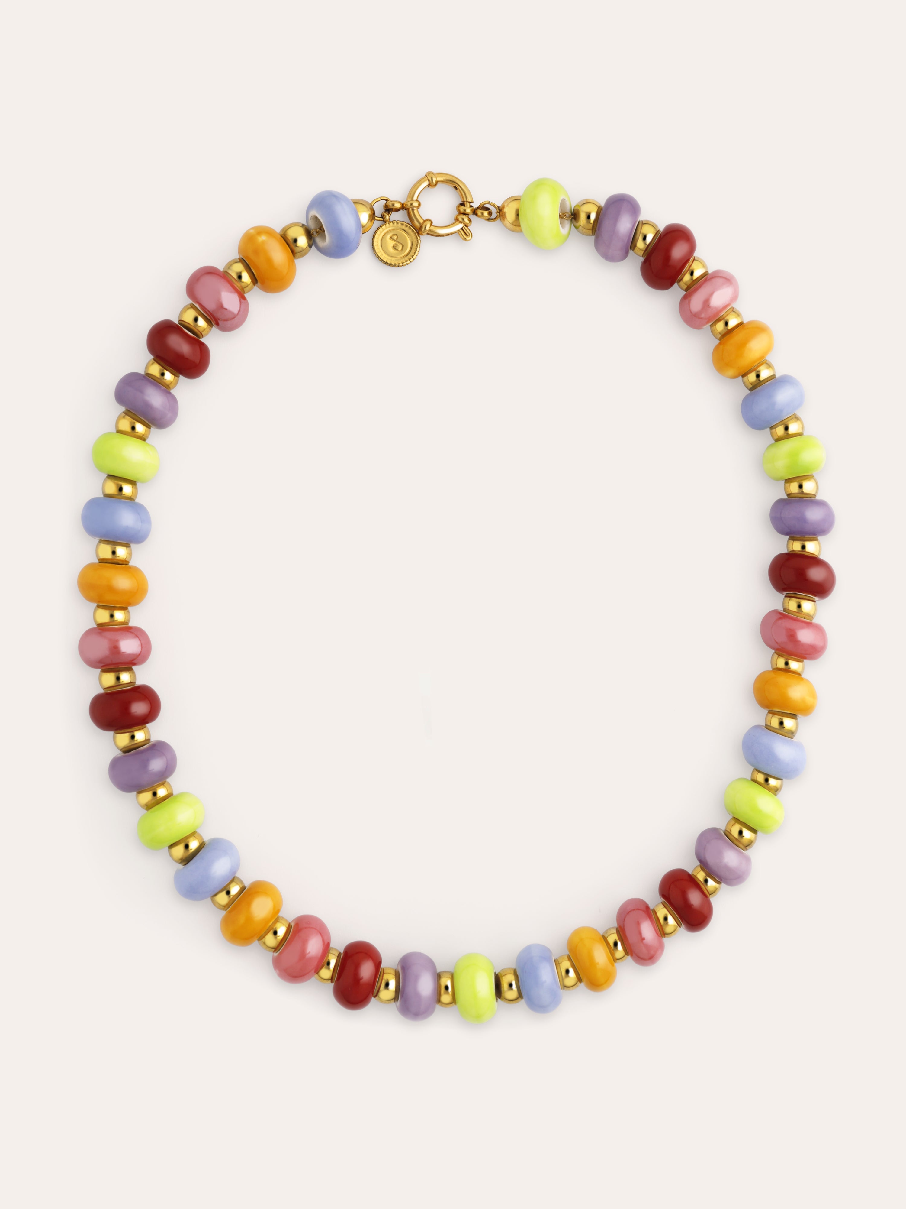 Collar Maxi Frida Acero Baño Oro