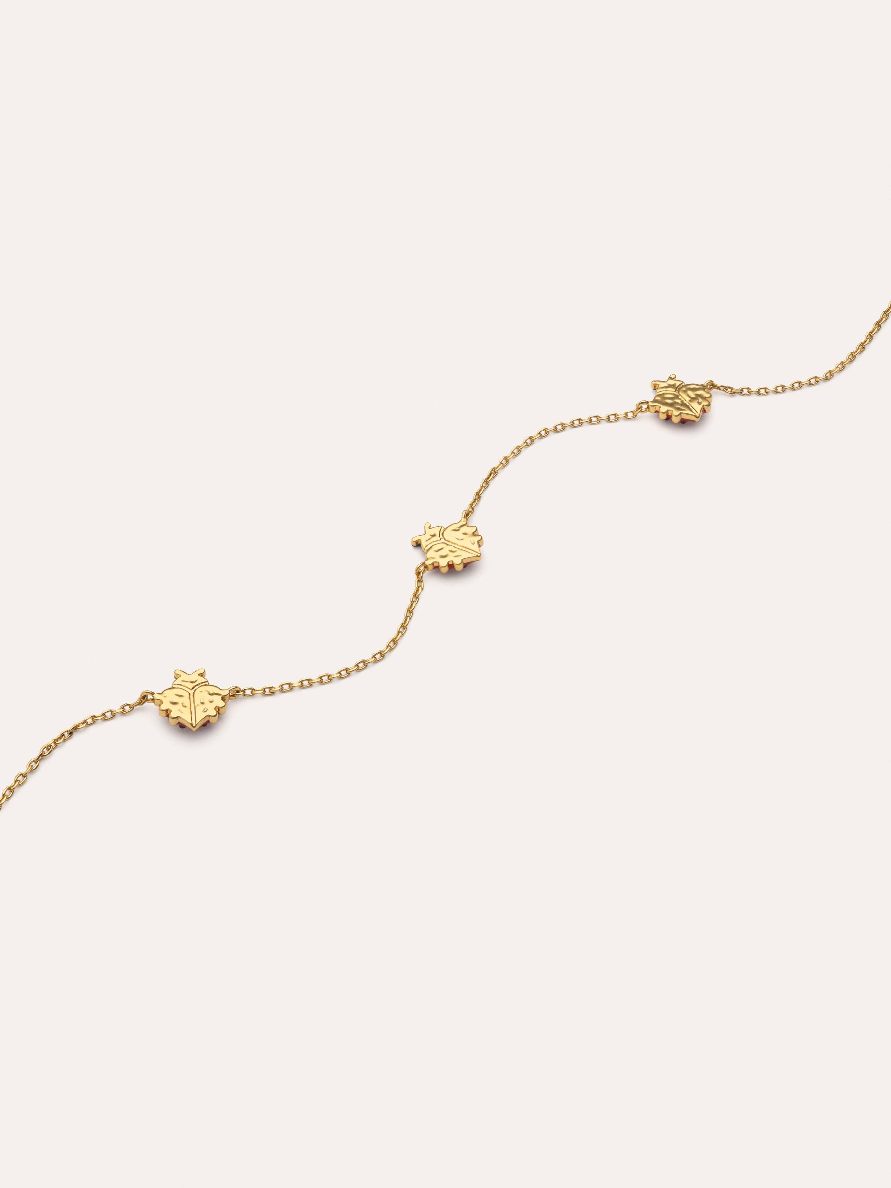 Ladybug Gold Necklace 