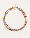 Collar Mawi Colors Acero Baño Oro