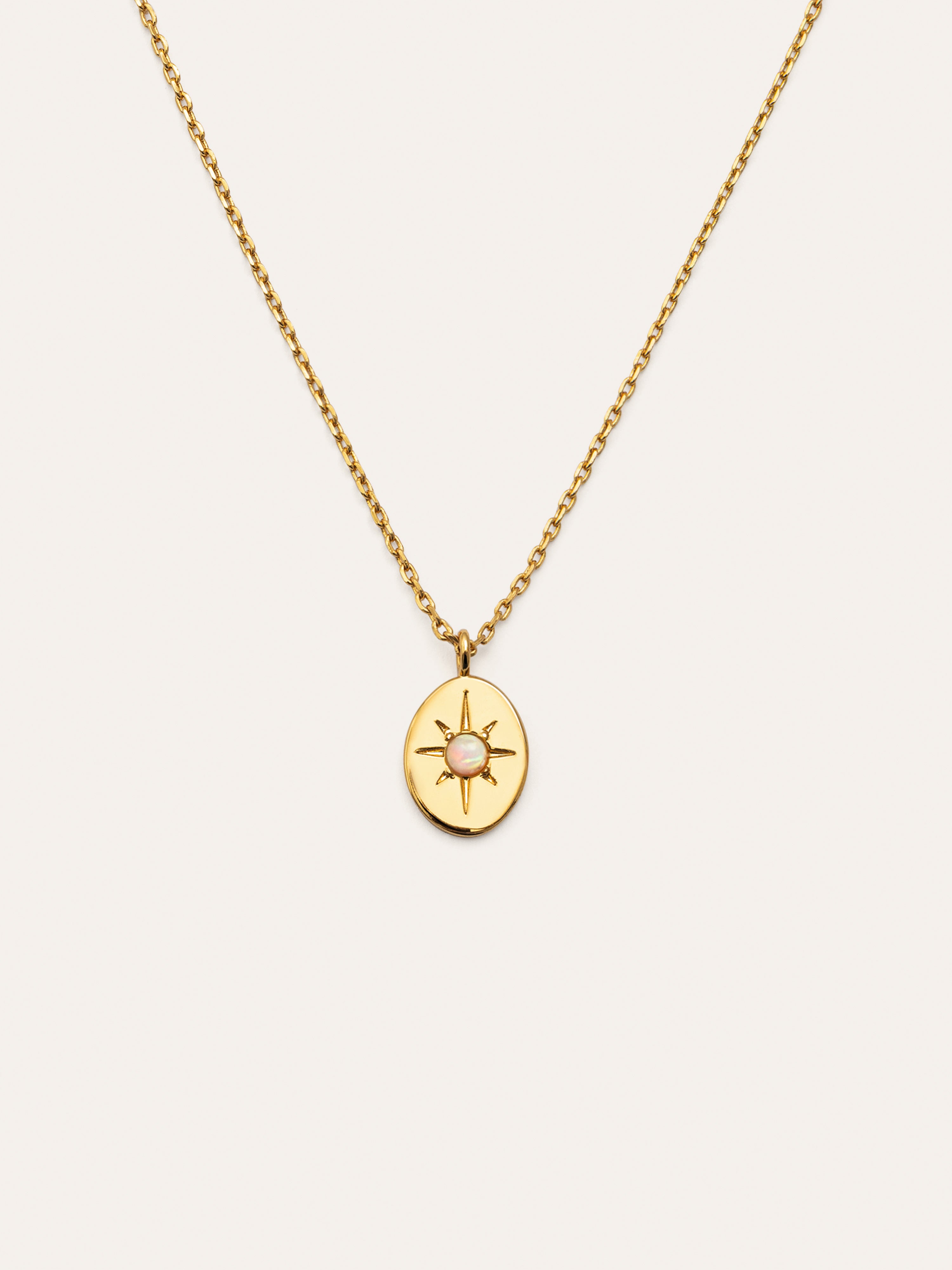 Medallion Polaris Gold Necklace