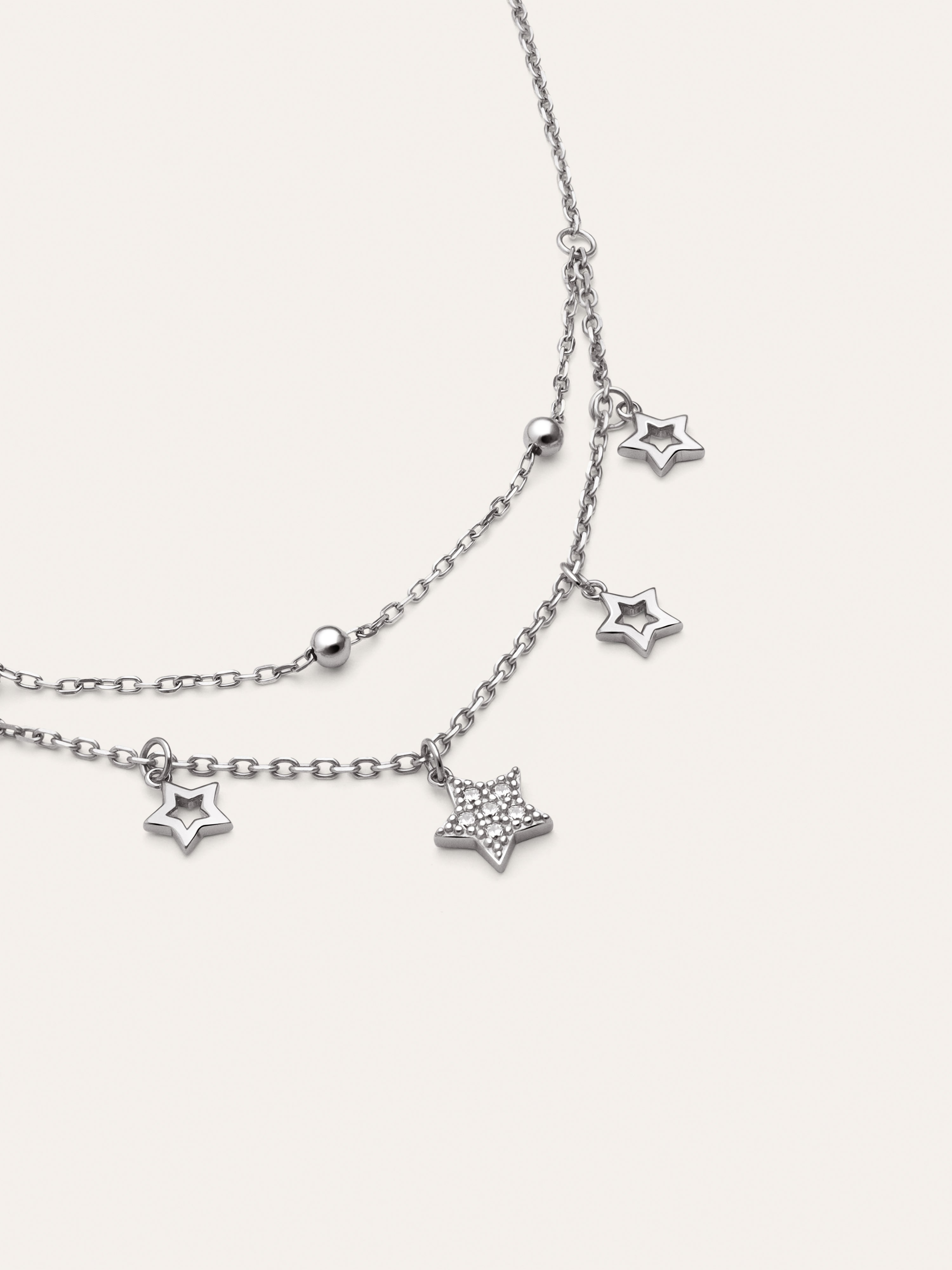 Thousand Stars Silver Necklace