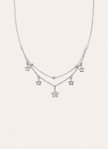 Thousand Stars Silver Necklace