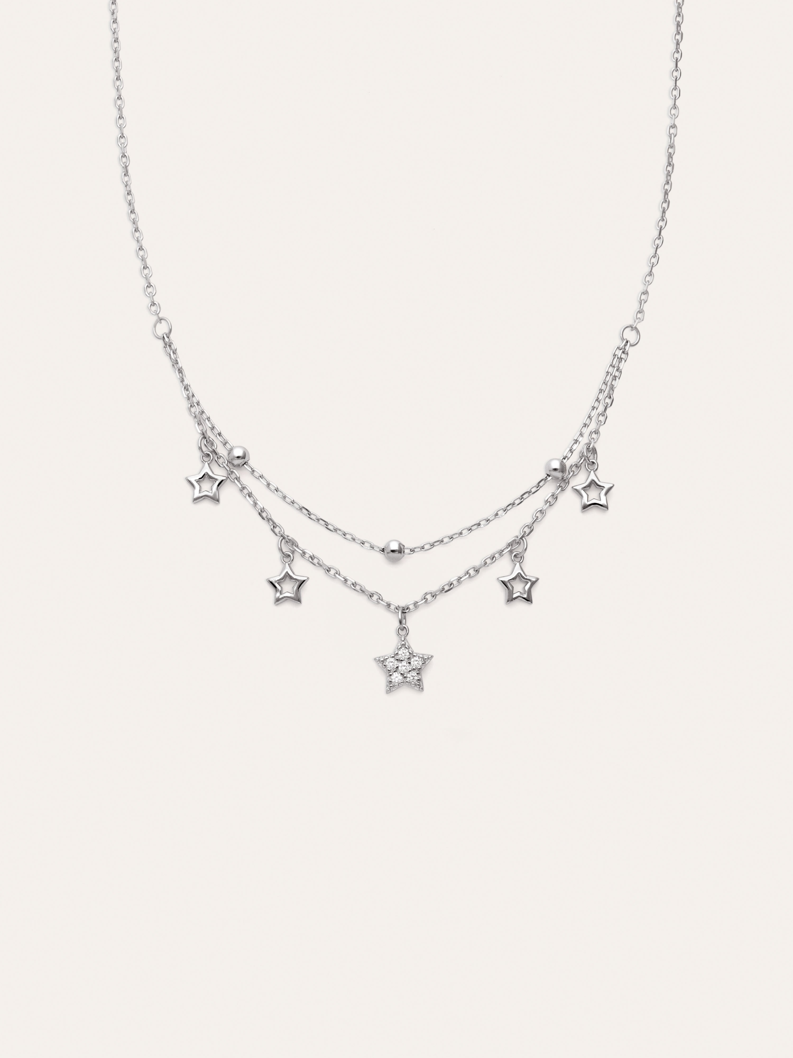Thousand Stars Silver Necklace