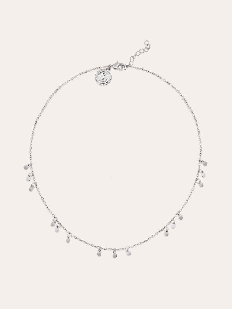 Mini Drop Charms Stainless Steel Necklace