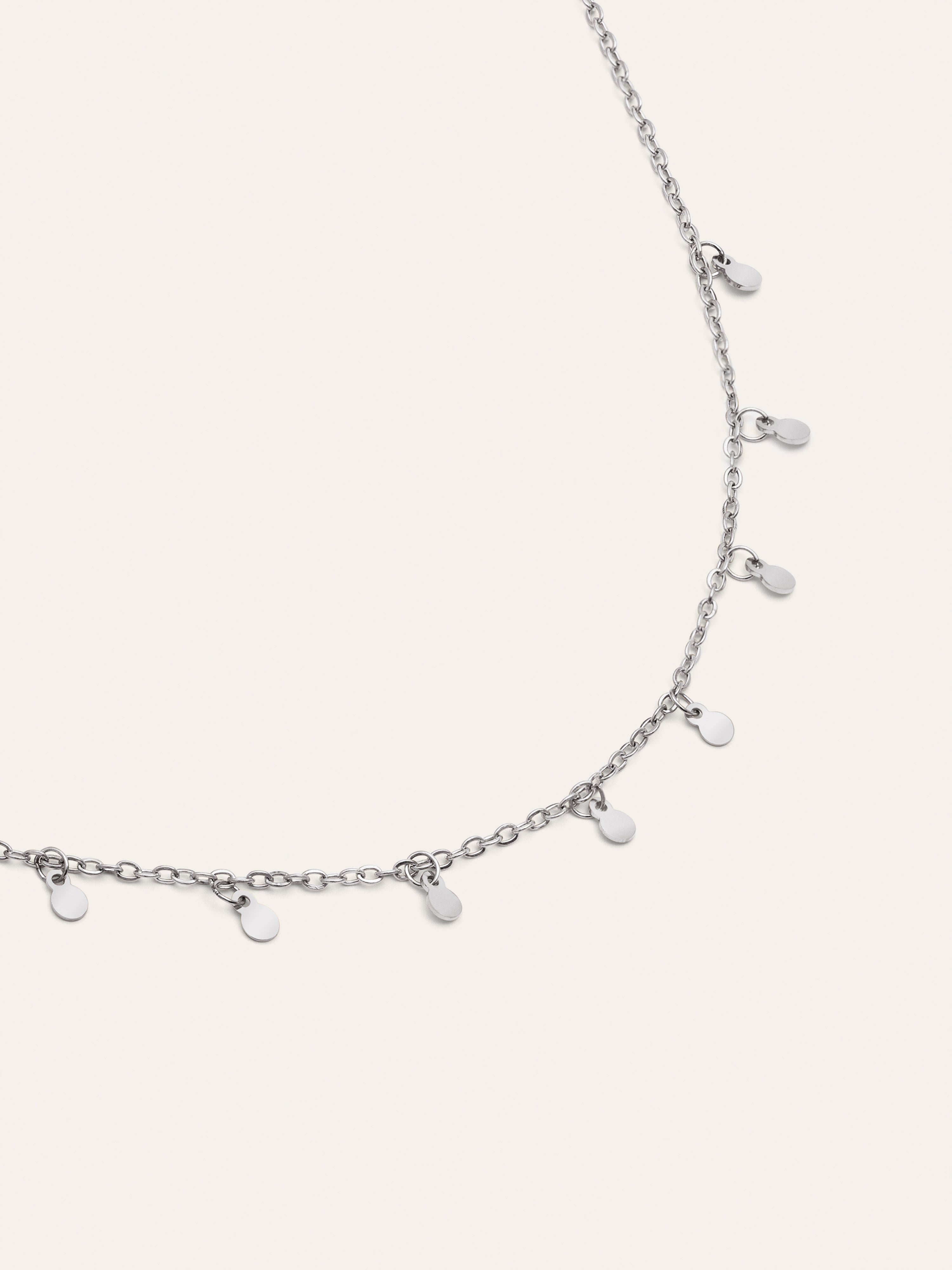 Collar Mini Moons 3mm Acero