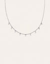 Collar Mini Moons 3mm Acero