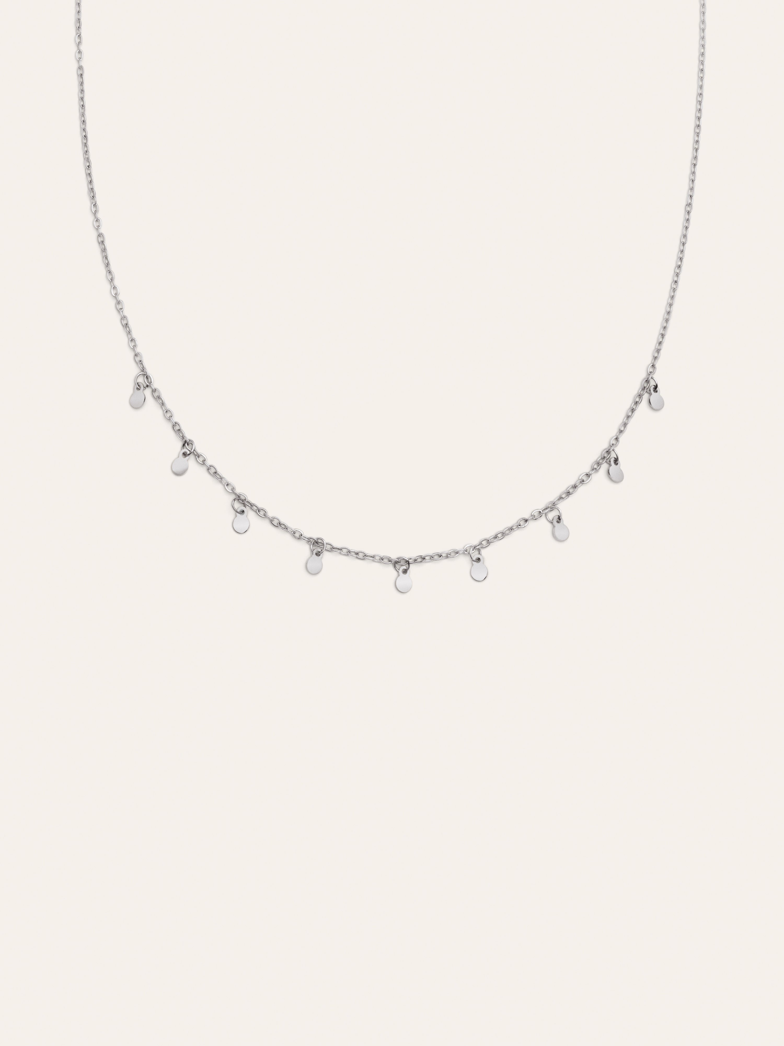 Collar Mini Moons 3mm Acero