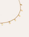 Mini Moons 3mm Gold Necklace