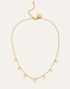 Mini Moons Stainless Steel Gold Necklace