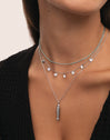 Mini Moons Stainless Steel Necklace