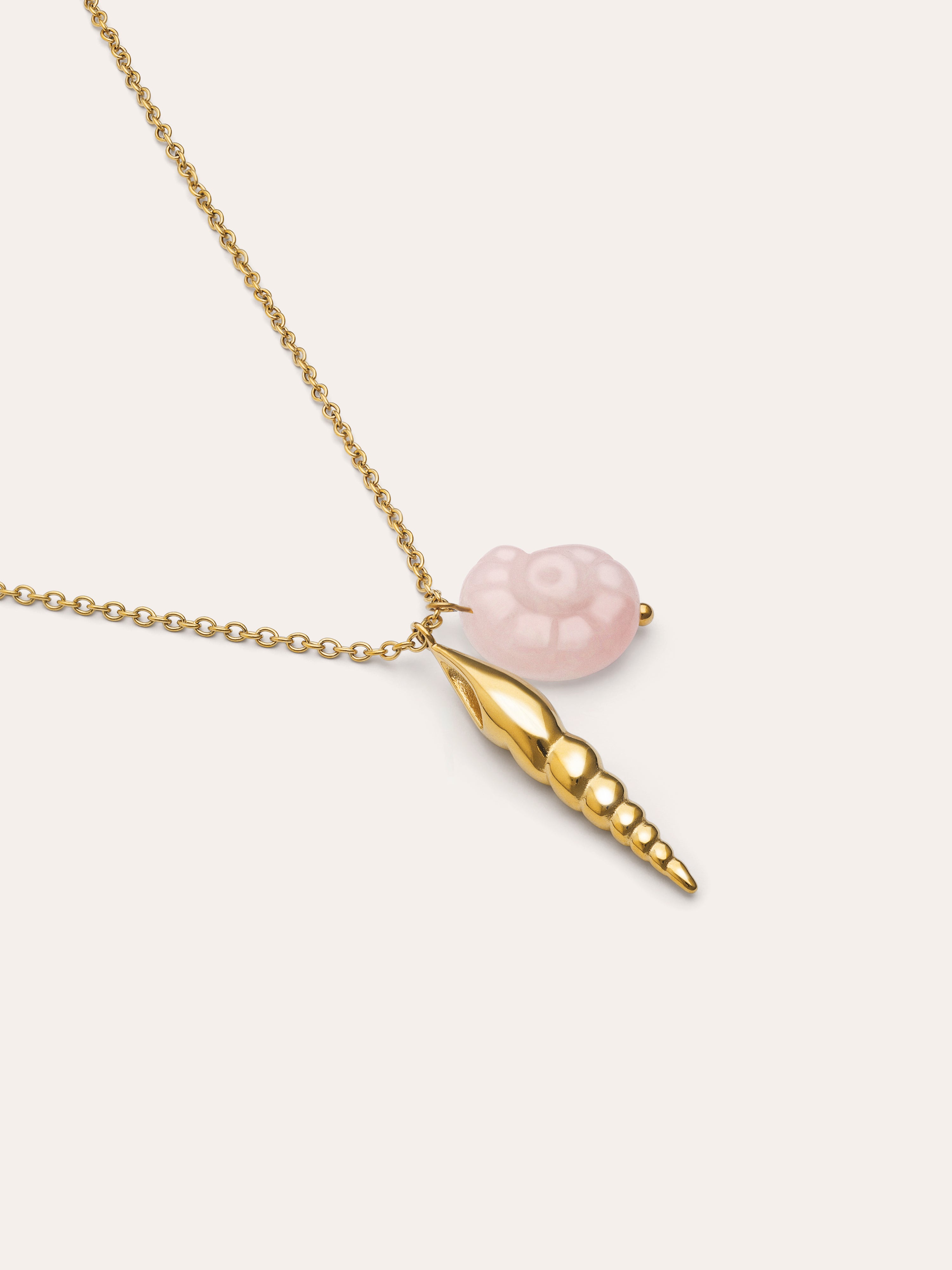 Moana Necklace Steel Gold Plated