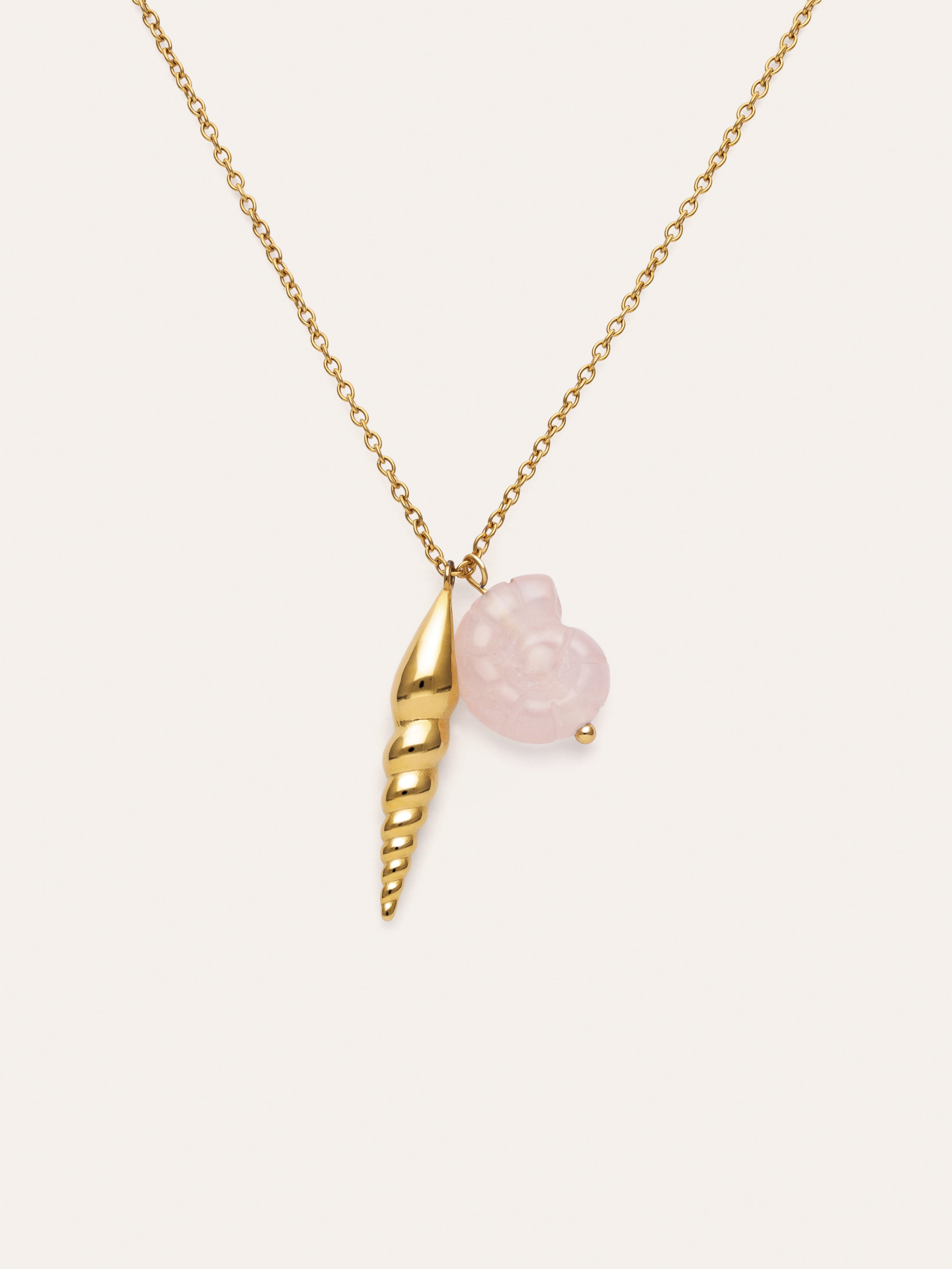 Moana Necklace Steel Gold Plated