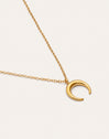 Imagen detalle de Collar Moonset Acero Baño Oro