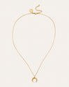 Collar Moonset Acero Baño Oro - vista 5