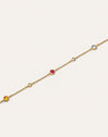 Orbit Multicolor Gold Necklace