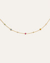 Orbit Multicolor Gold Necklace