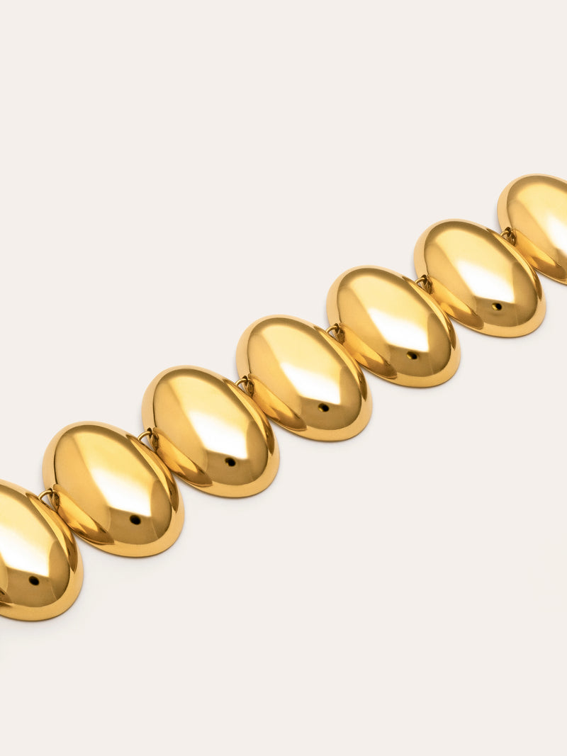 Pulsera Oceya Acero Baño Oro