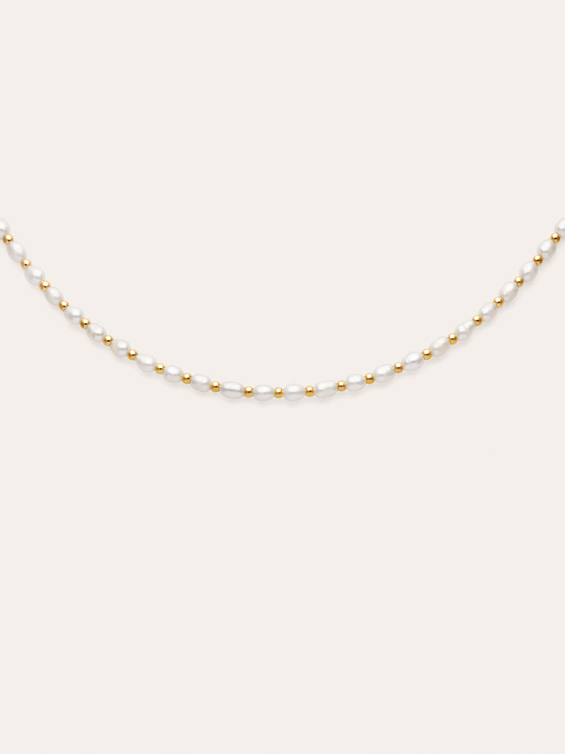 Collar Olympia Acero Baño Oro