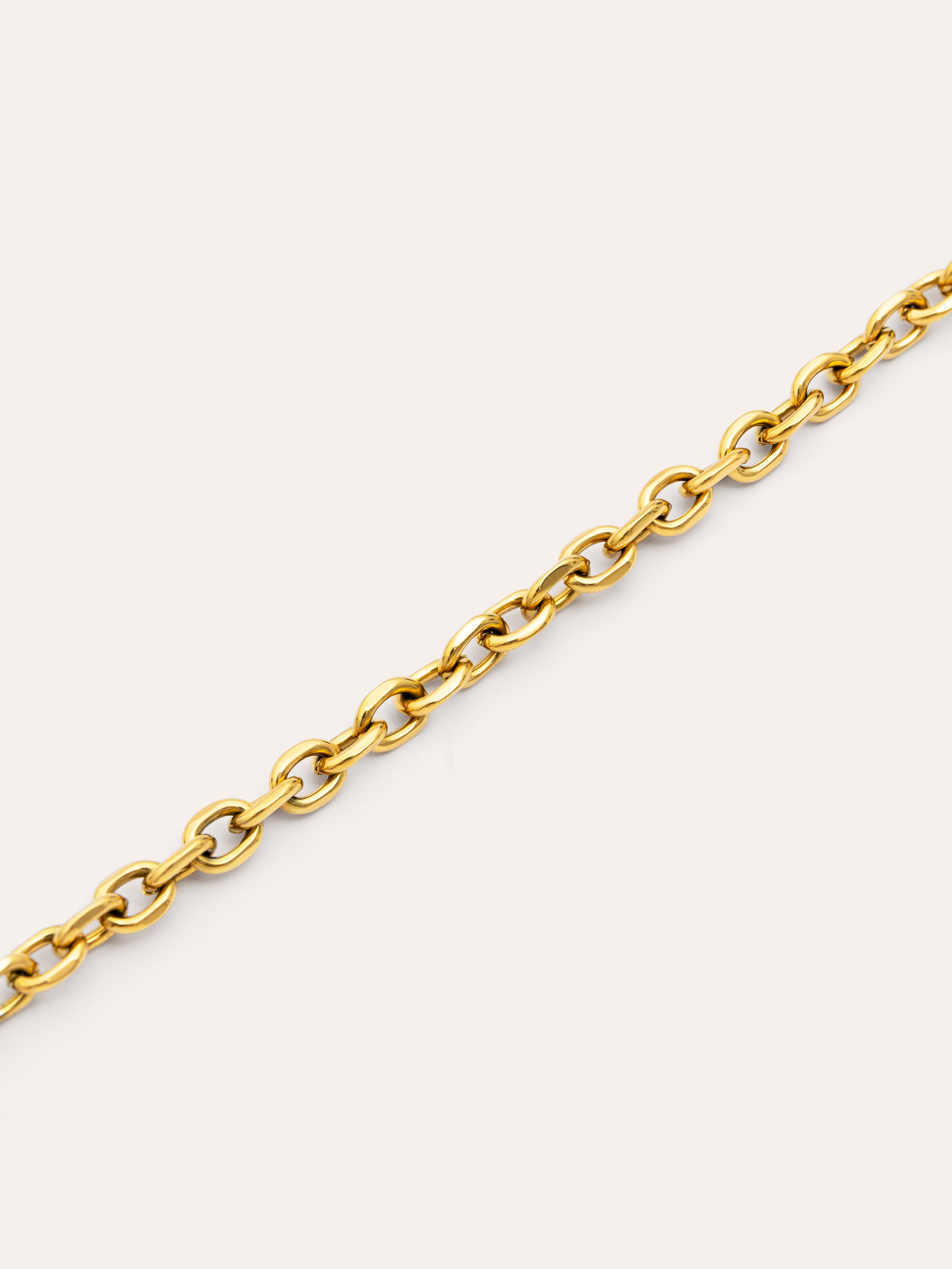 Orla Rope Stainless Steel Gold Necklace 
