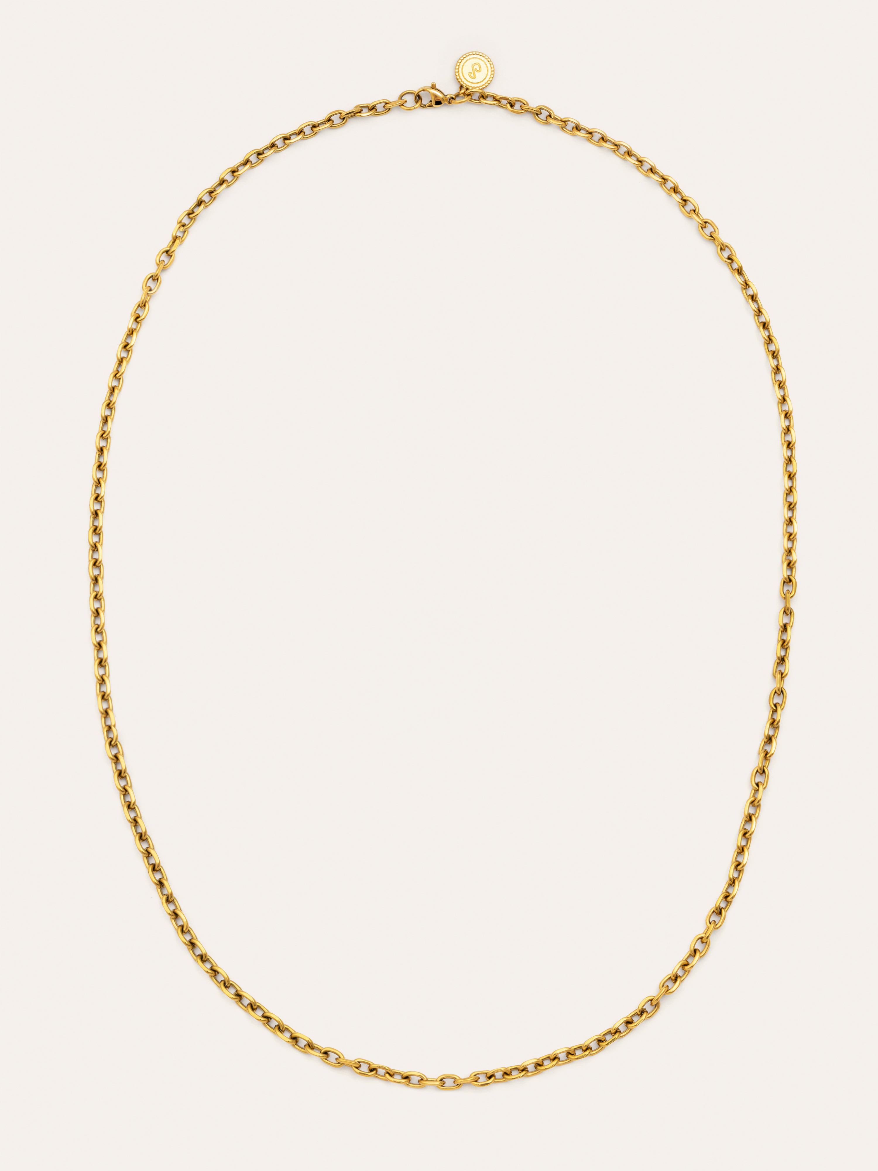 Orla Rope Stainless Steel Gold Necklace 