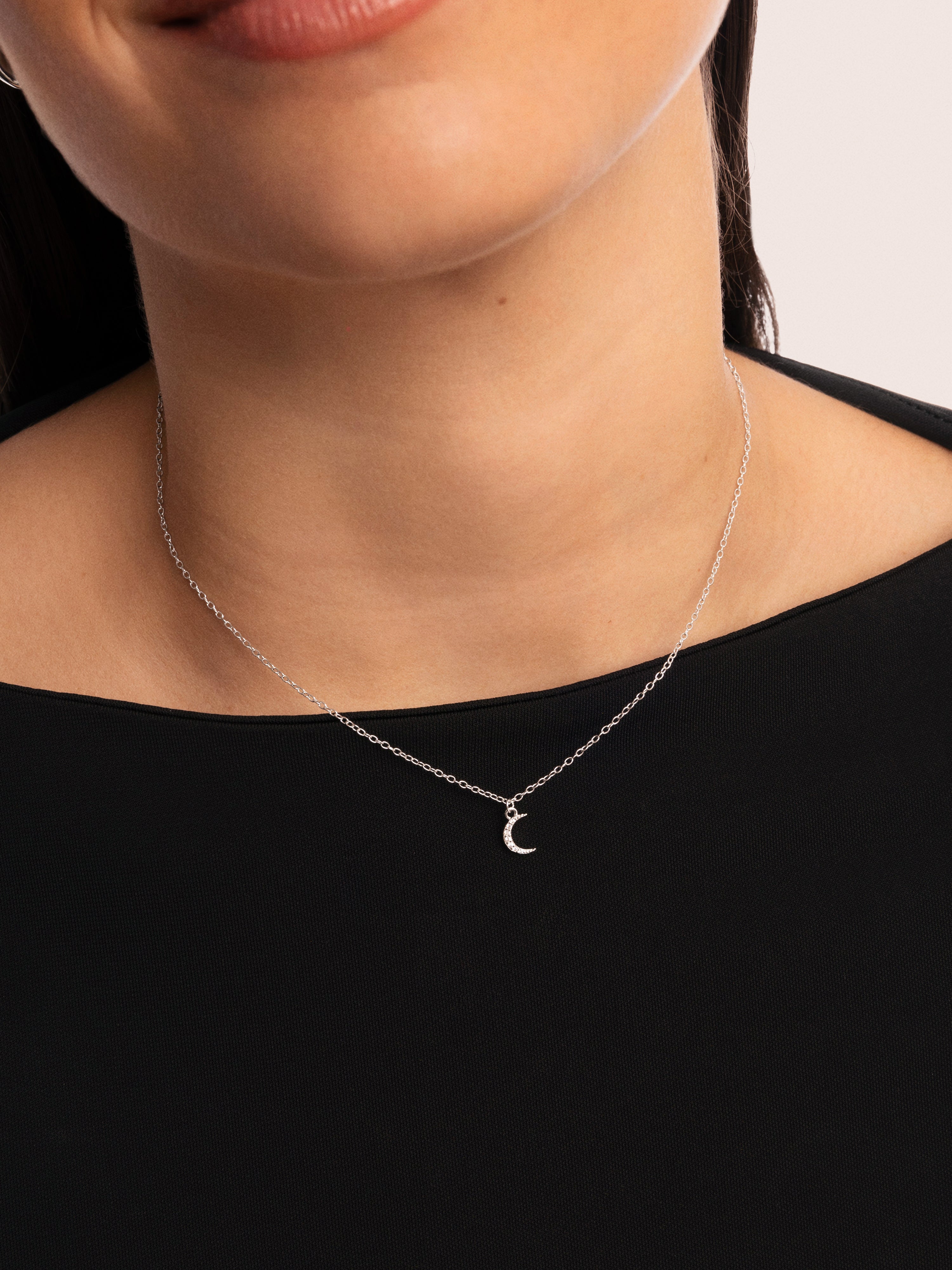 Collar Over the Moon Plata