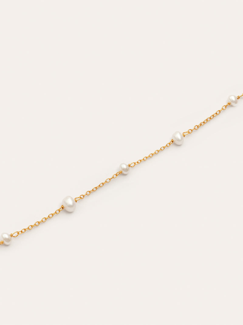 Pearl & Pearls Gold-Plated Necklace