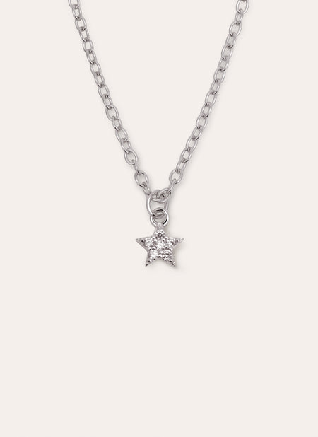 Collar Polaris Star Plata