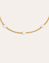 Positano Stainless Steel Gold Necklace