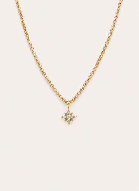 Polar Star Gold-Plated Necklace