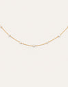 Collar Pearl & Pearls Plata Baño Oro