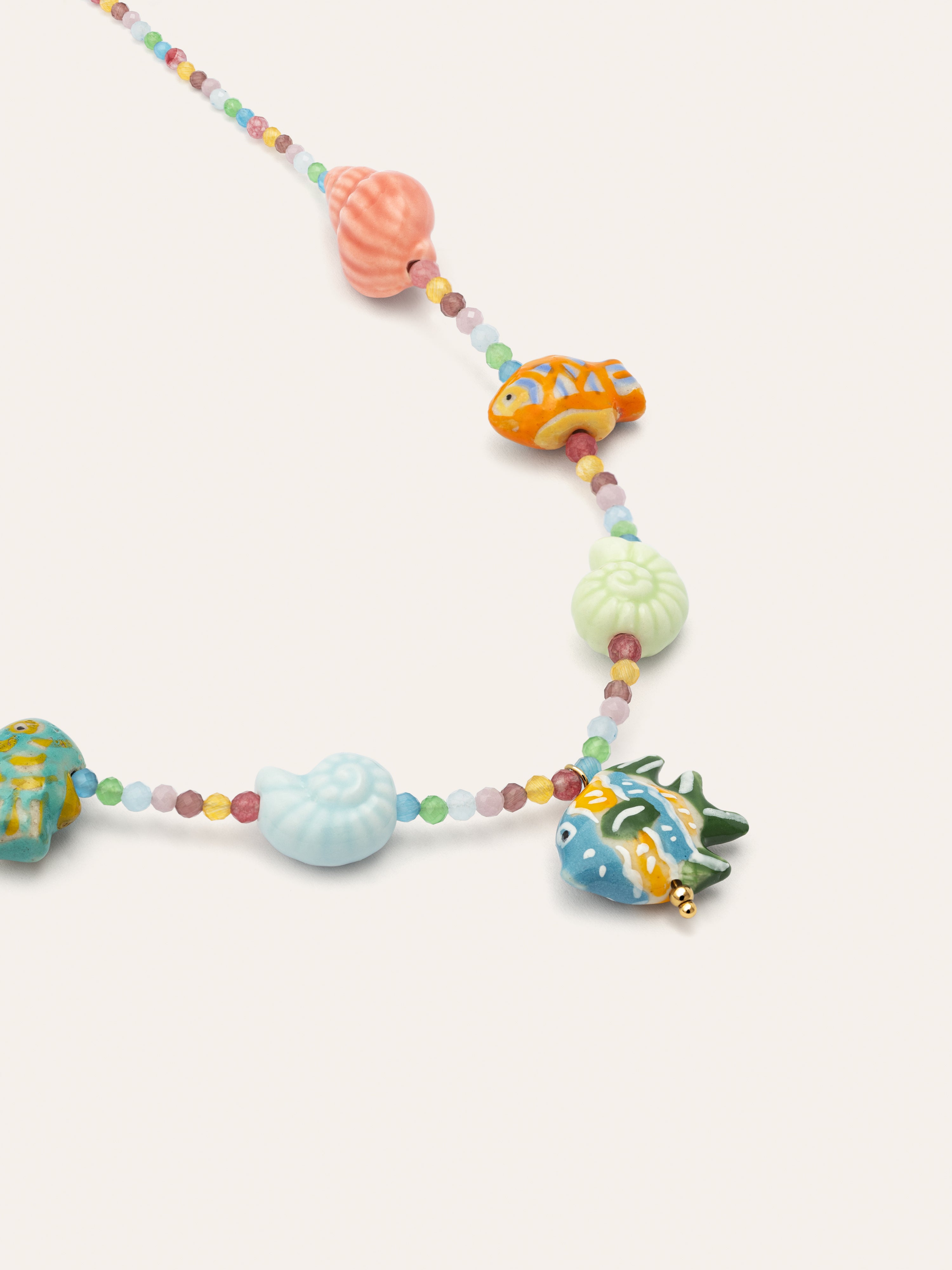 Reef Stainless Steel Gold Necklace