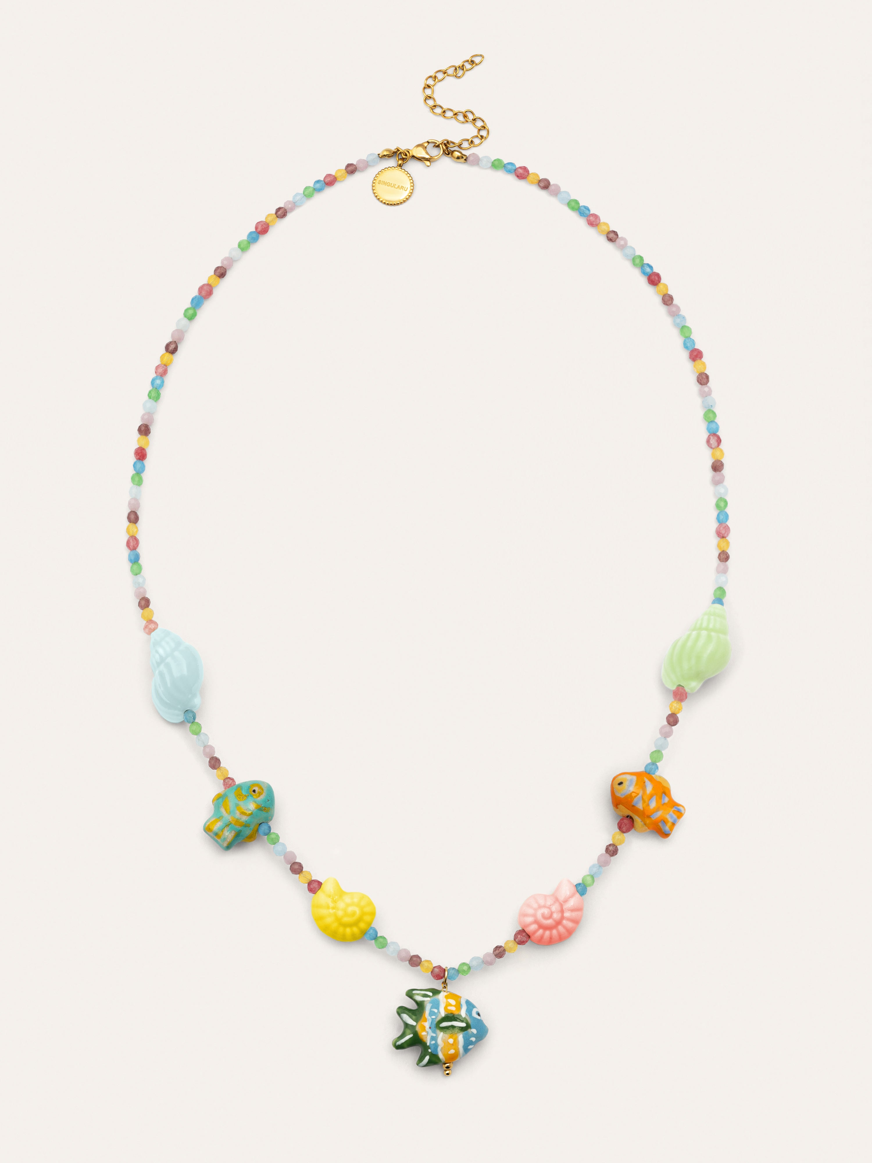 Reef Stainless Steel Gold Necklace