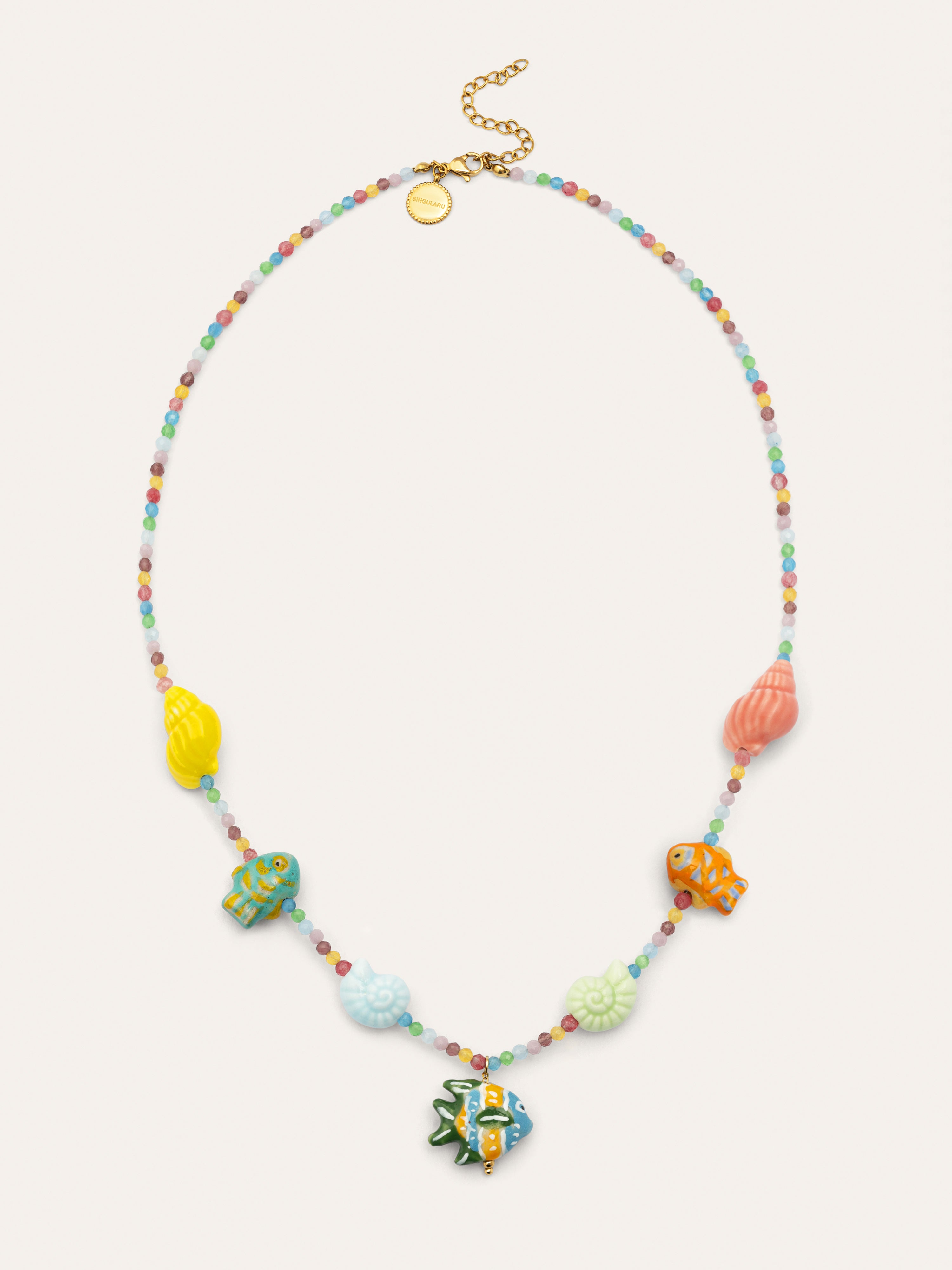 Reef Stainless Steel Gold Necklace