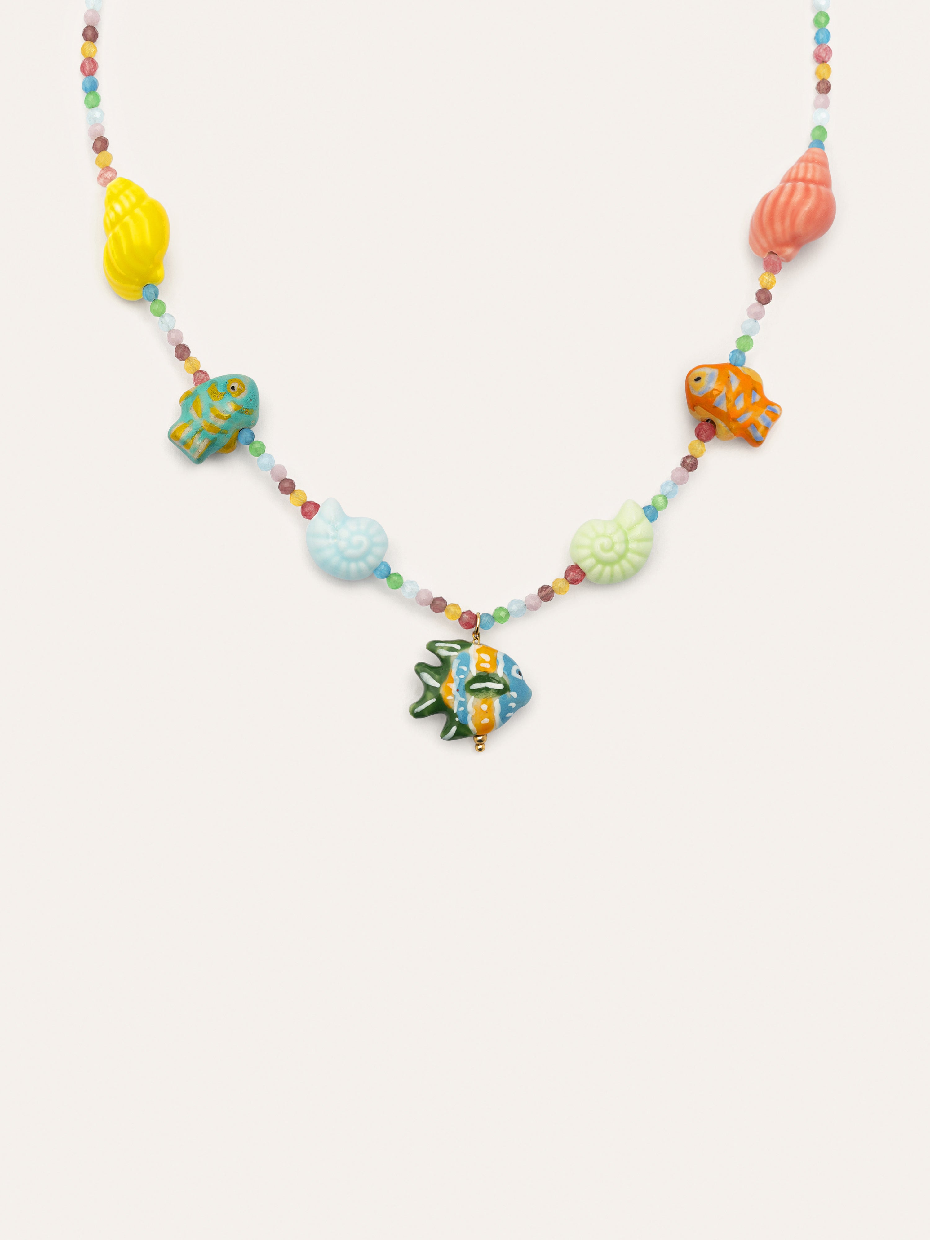 Reef Stainless Steel Gold Necklace